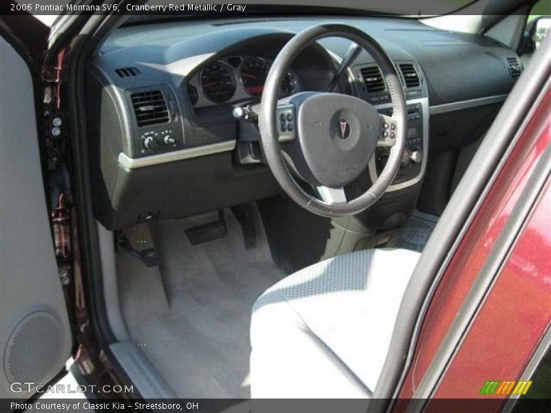 Cranberry Red Metallic / Gray 2006 Pontiac Montana SV6