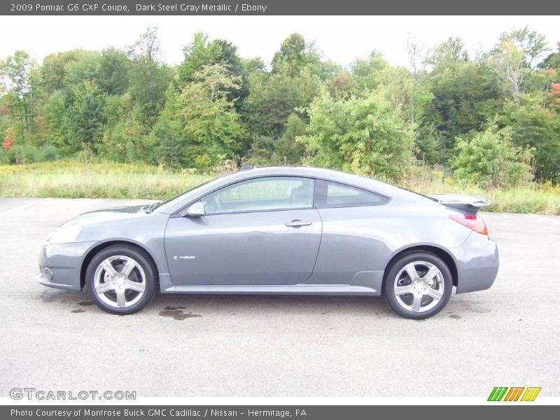 Dark Steel Gray Metallic / Ebony 2009 Pontiac G6 GXP Coupe