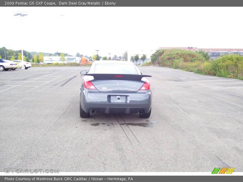 Dark Steel Gray Metallic / Ebony 2009 Pontiac G6 GXP Coupe