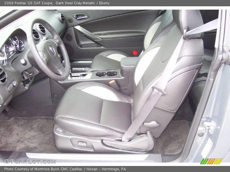 Dark Steel Gray Metallic / Ebony 2009 Pontiac G6 GXP Coupe