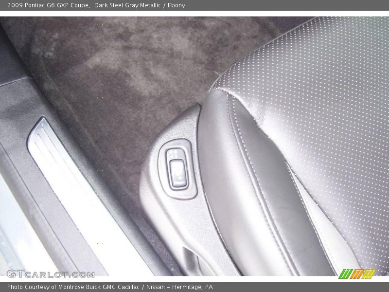 Dark Steel Gray Metallic / Ebony 2009 Pontiac G6 GXP Coupe