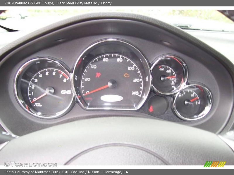 Dark Steel Gray Metallic / Ebony 2009 Pontiac G6 GXP Coupe