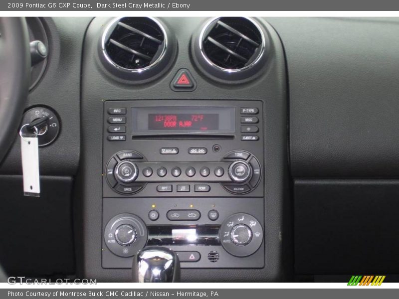 Dark Steel Gray Metallic / Ebony 2009 Pontiac G6 GXP Coupe