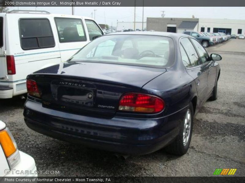 Midnight Blue Metallic / Dark Gray 2000 Oldsmobile Intrigue GX