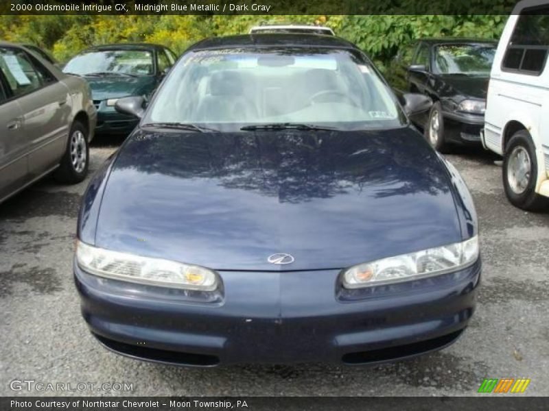 Midnight Blue Metallic / Dark Gray 2000 Oldsmobile Intrigue GX