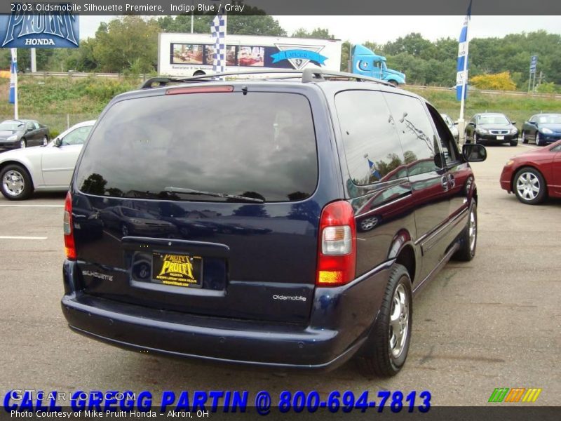Indigo Blue / Gray 2003 Oldsmobile Silhouette Premiere