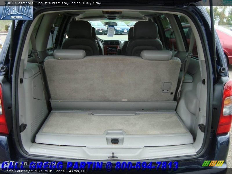 Indigo Blue / Gray 2003 Oldsmobile Silhouette Premiere