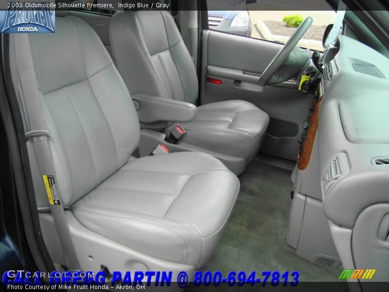 Indigo Blue / Gray 2003 Oldsmobile Silhouette Premiere