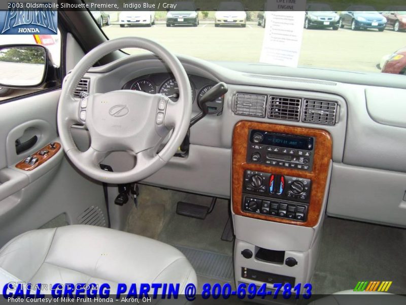 Indigo Blue / Gray 2003 Oldsmobile Silhouette Premiere