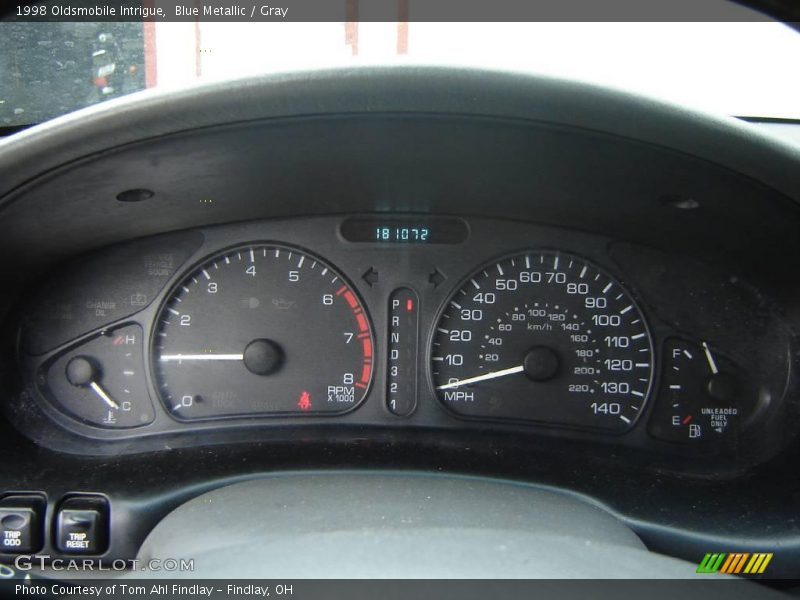 Blue Metallic / Gray 1998 Oldsmobile Intrigue
