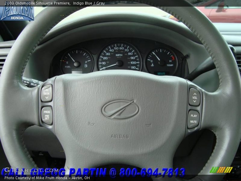 Indigo Blue / Gray 2003 Oldsmobile Silhouette Premiere