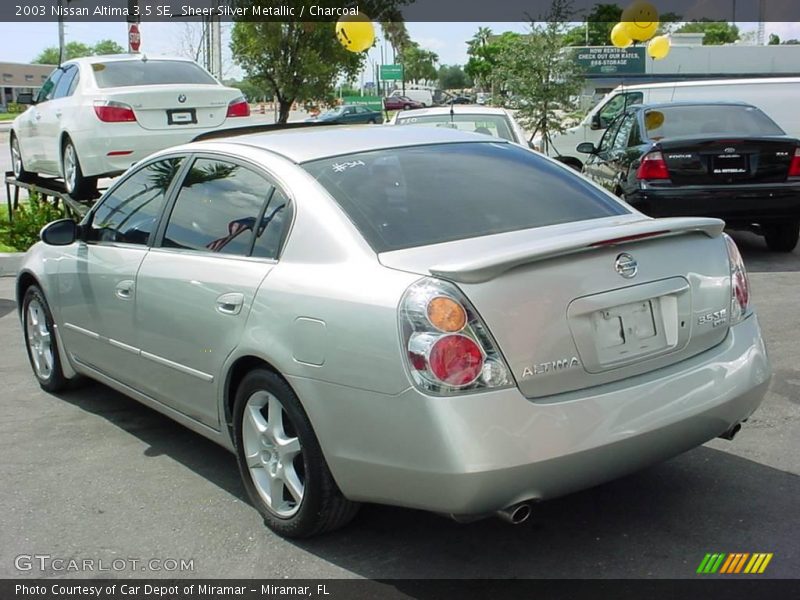 Sheer Silver Metallic / Charcoal 2003 Nissan Altima 3.5 SE