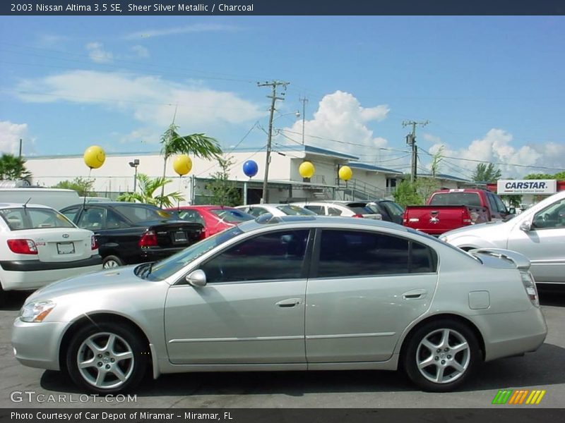 Sheer Silver Metallic / Charcoal 2003 Nissan Altima 3.5 SE