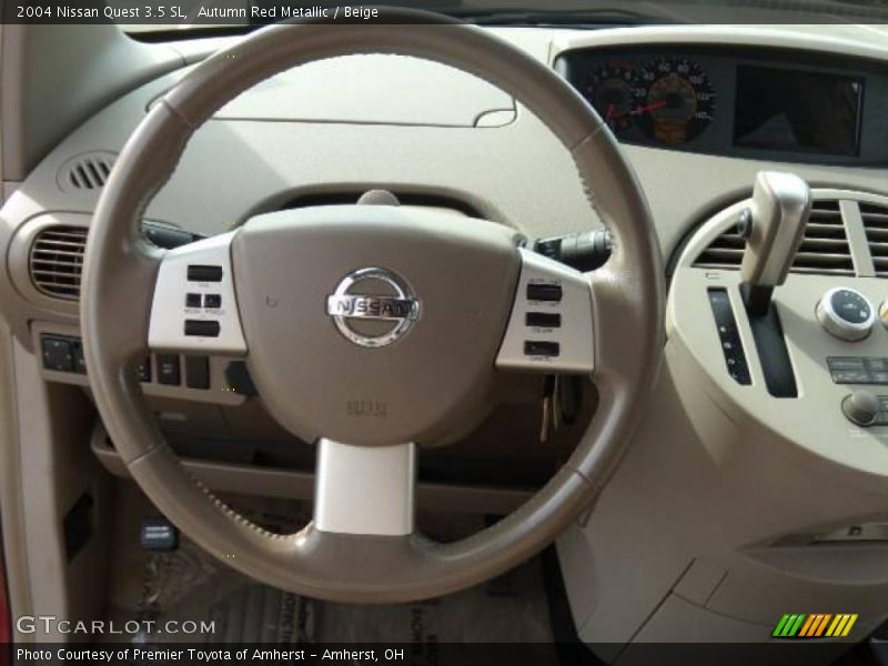 Autumn Red Metallic / Beige 2004 Nissan Quest 3.5 SL