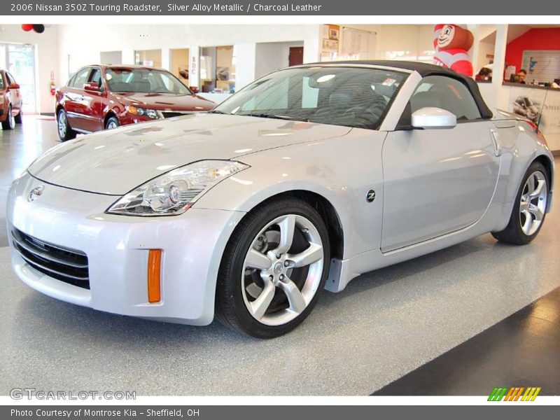 Silver Alloy Metallic / Charcoal Leather 2006 Nissan 350Z Touring Roadster