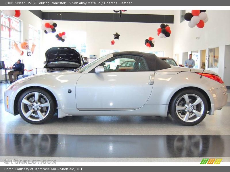 Silver Alloy Metallic / Charcoal Leather 2006 Nissan 350Z Touring Roadster