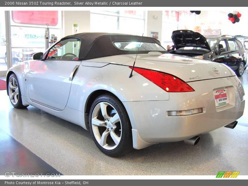 Silver Alloy Metallic / Charcoal Leather 2006 Nissan 350Z Touring Roadster