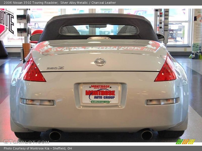 Silver Alloy Metallic / Charcoal Leather 2006 Nissan 350Z Touring Roadster