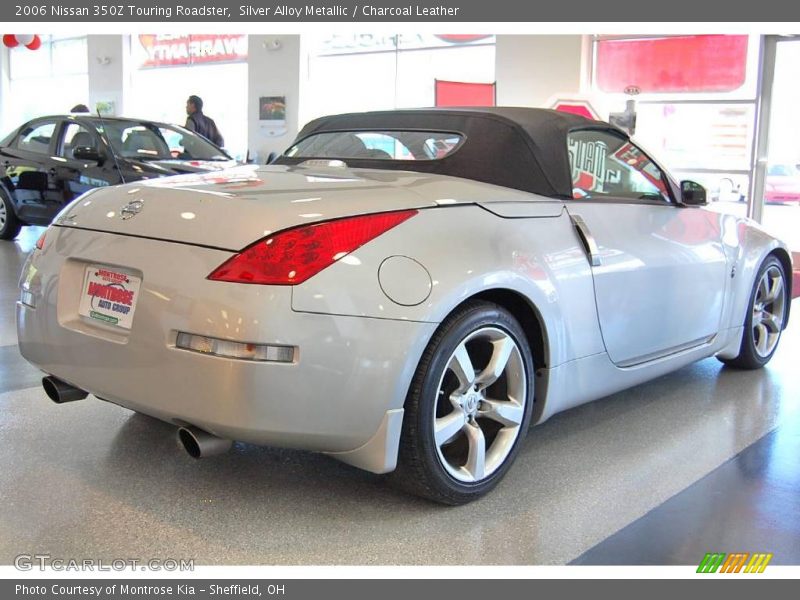 Silver Alloy Metallic / Charcoal Leather 2006 Nissan 350Z Touring Roadster