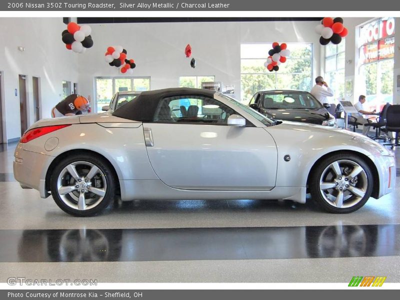 Silver Alloy Metallic / Charcoal Leather 2006 Nissan 350Z Touring Roadster