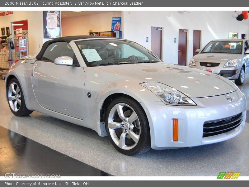 Silver Alloy Metallic / Charcoal Leather 2006 Nissan 350Z Touring Roadster