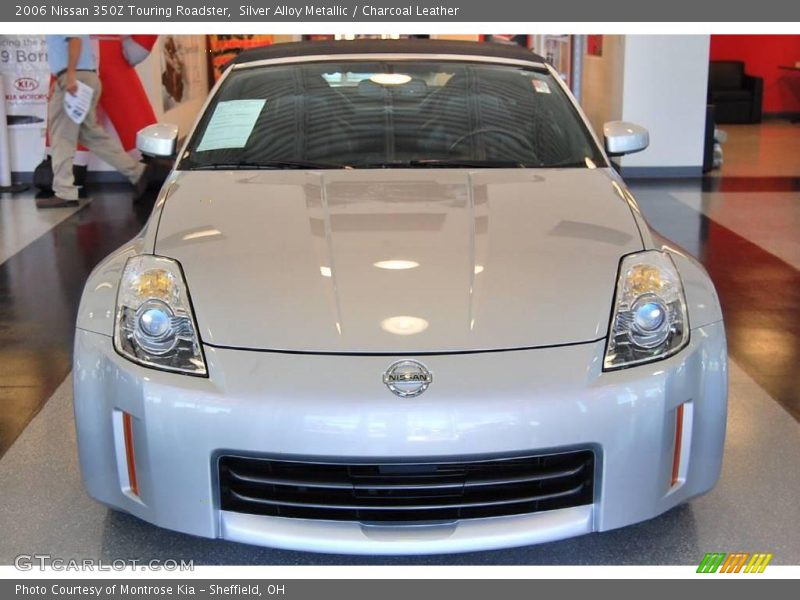 Silver Alloy Metallic / Charcoal Leather 2006 Nissan 350Z Touring Roadster