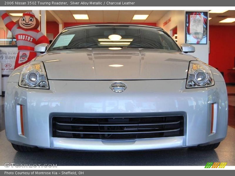Silver Alloy Metallic / Charcoal Leather 2006 Nissan 350Z Touring Roadster