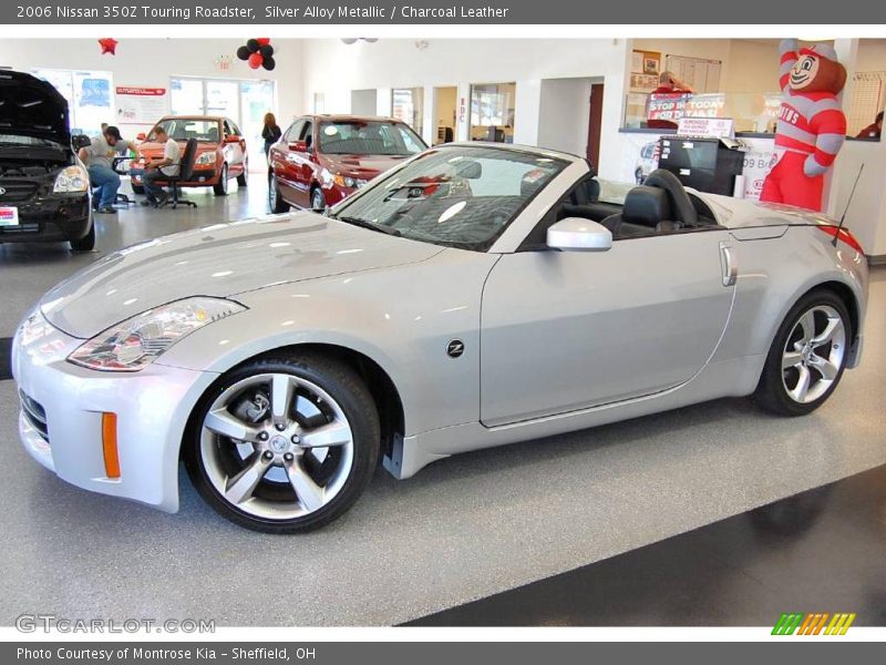 Silver Alloy Metallic / Charcoal Leather 2006 Nissan 350Z Touring Roadster