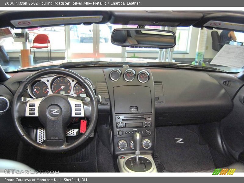Silver Alloy Metallic / Charcoal Leather 2006 Nissan 350Z Touring Roadster