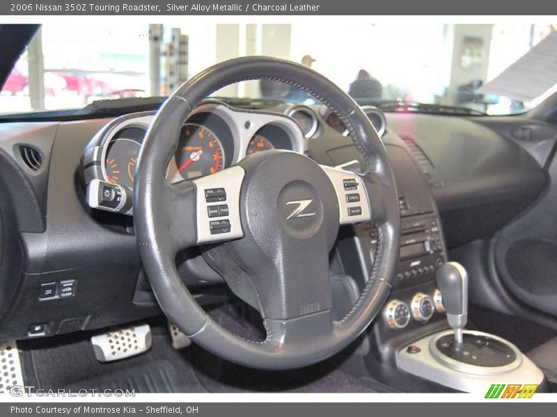 Silver Alloy Metallic / Charcoal Leather 2006 Nissan 350Z Touring Roadster