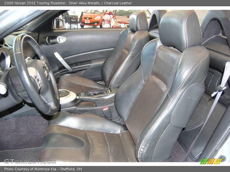 Silver Alloy Metallic / Charcoal Leather 2006 Nissan 350Z Touring Roadster