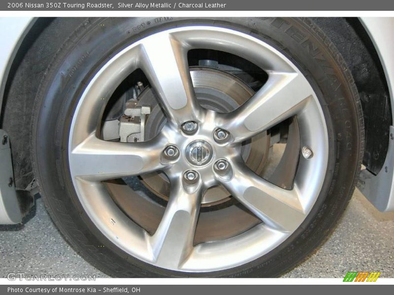 Silver Alloy Metallic / Charcoal Leather 2006 Nissan 350Z Touring Roadster