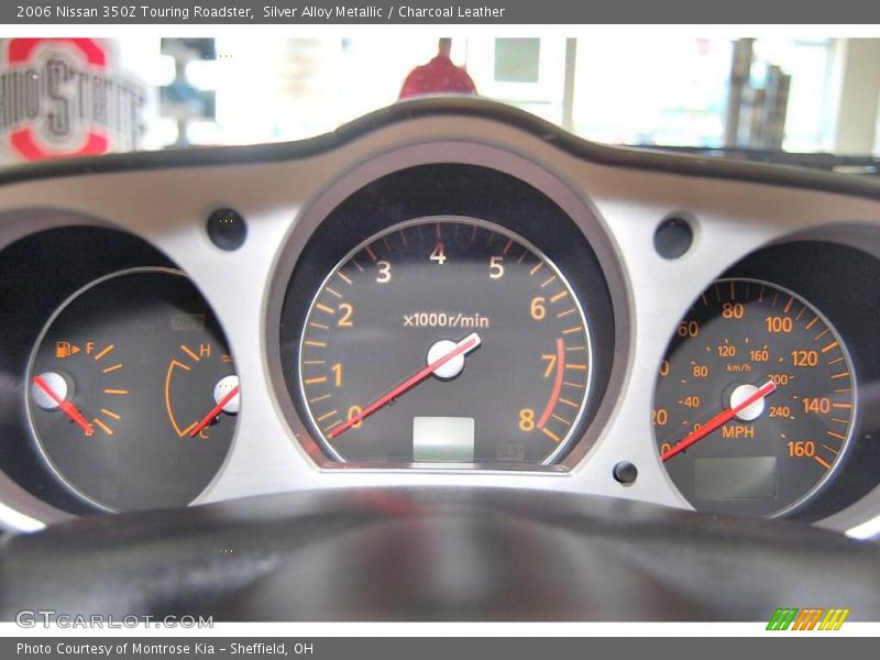 Silver Alloy Metallic / Charcoal Leather 2006 Nissan 350Z Touring Roadster