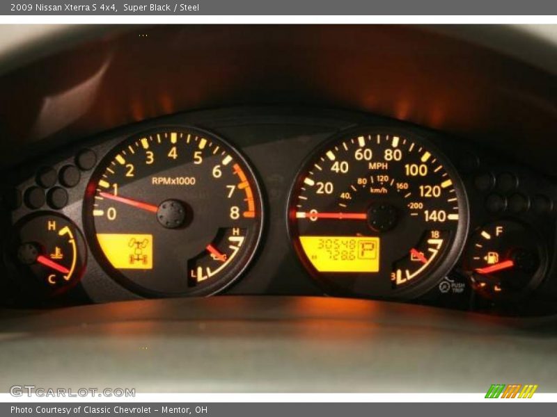 Super Black / Steel 2009 Nissan Xterra S 4x4