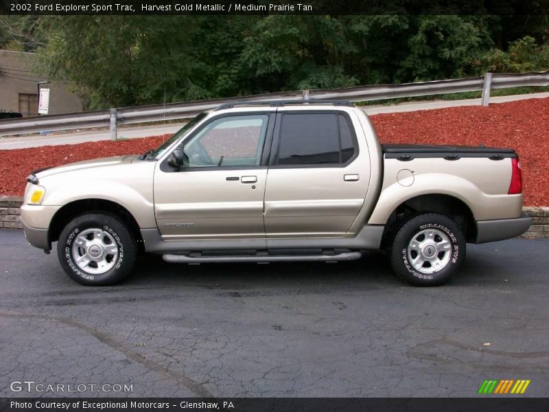 Harvest Gold Metallic / Medium Prairie Tan 2002 Ford Explorer Sport Trac