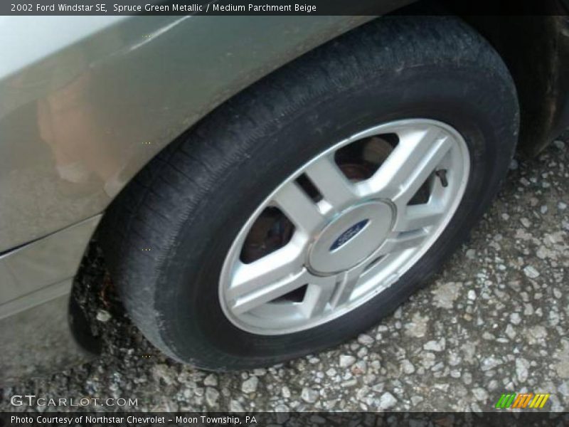 Spruce Green Metallic / Medium Parchment Beige 2002 Ford Windstar SE