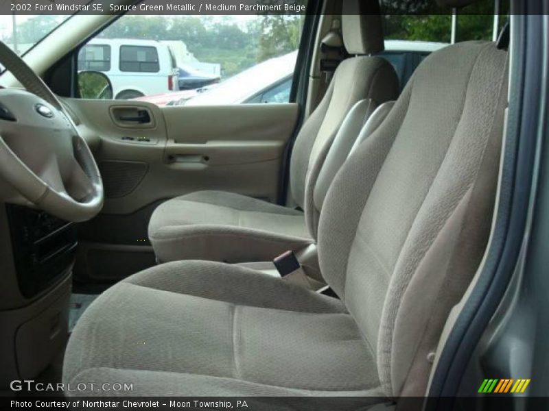 Spruce Green Metallic / Medium Parchment Beige 2002 Ford Windstar SE