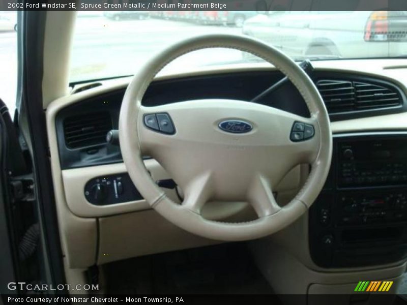Spruce Green Metallic / Medium Parchment Beige 2002 Ford Windstar SE