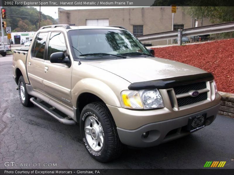 Harvest Gold Metallic / Medium Prairie Tan 2002 Ford Explorer Sport Trac