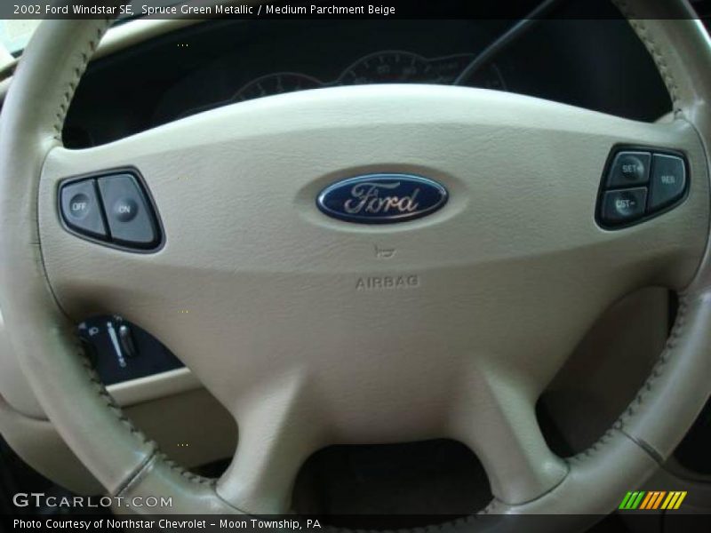 Spruce Green Metallic / Medium Parchment Beige 2002 Ford Windstar SE