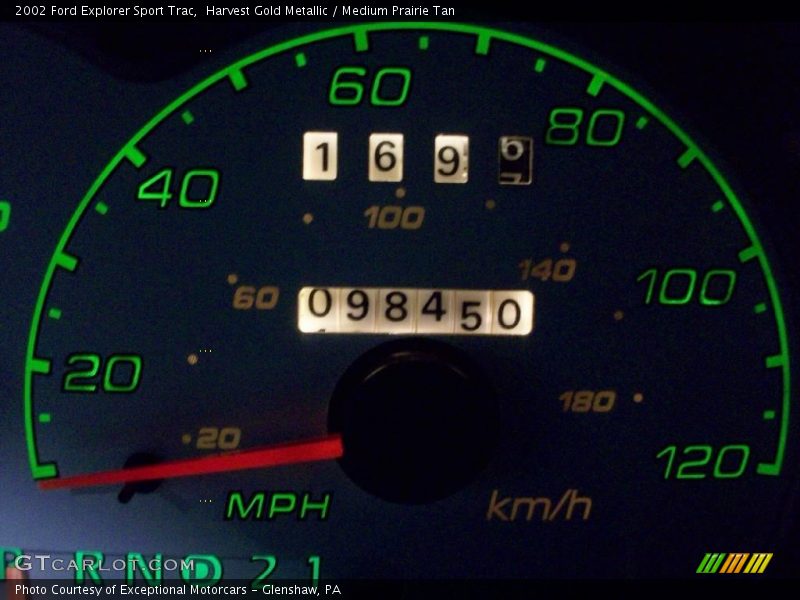 Harvest Gold Metallic / Medium Prairie Tan 2002 Ford Explorer Sport Trac