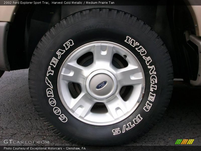 Harvest Gold Metallic / Medium Prairie Tan 2002 Ford Explorer Sport Trac