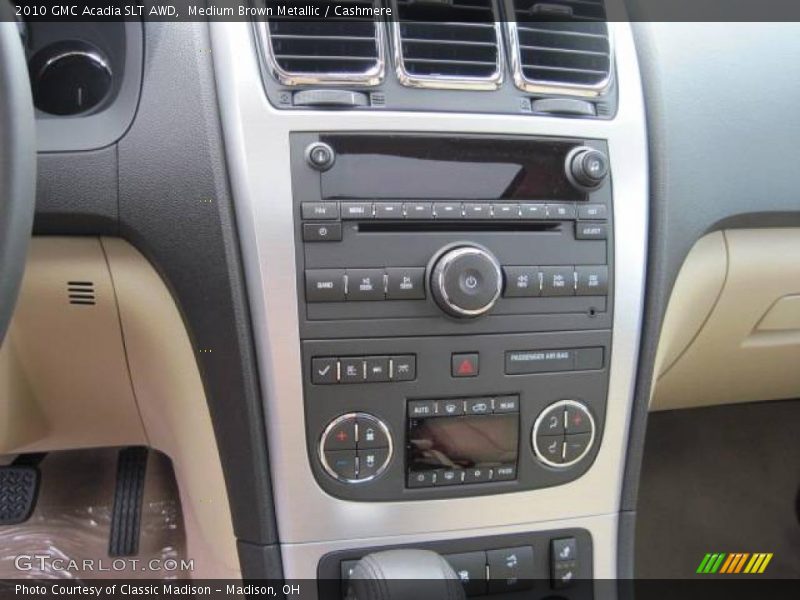 Medium Brown Metallic / Cashmere 2010 GMC Acadia SLT AWD