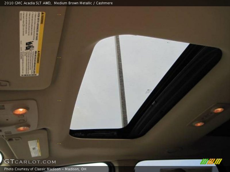Medium Brown Metallic / Cashmere 2010 GMC Acadia SLT AWD