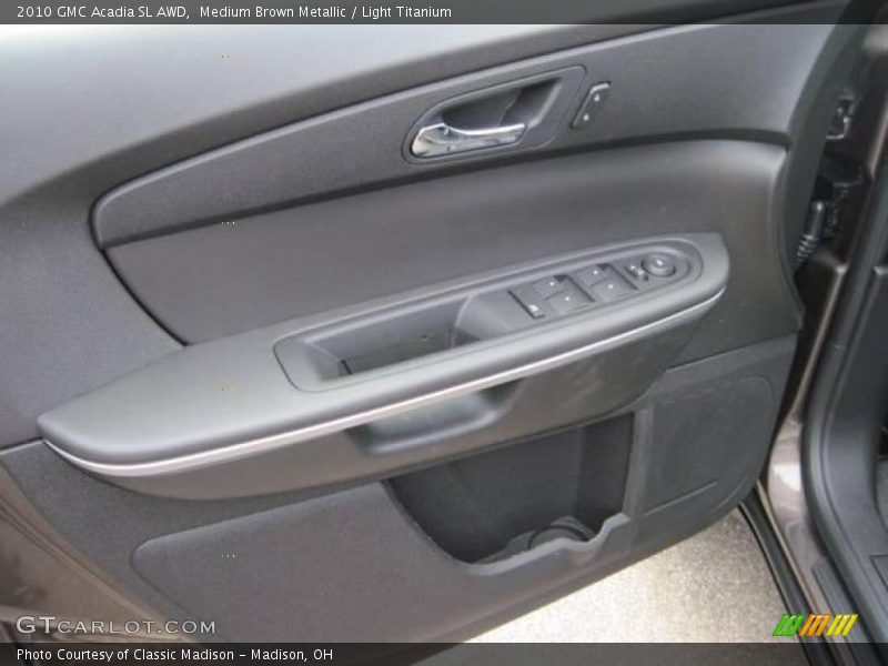Medium Brown Metallic / Light Titanium 2010 GMC Acadia SL AWD