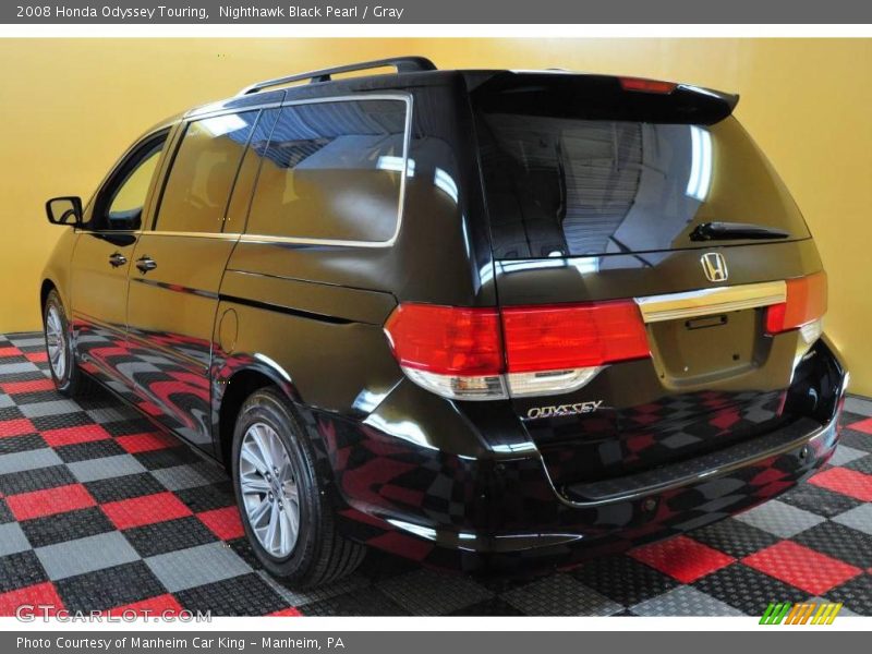 Nighthawk Black Pearl / Gray 2008 Honda Odyssey Touring