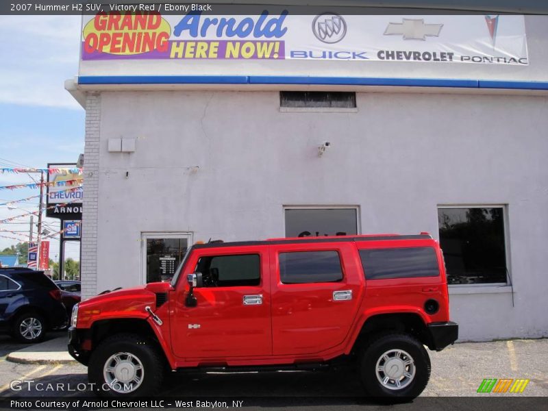Victory Red / Ebony Black 2007 Hummer H2 SUV