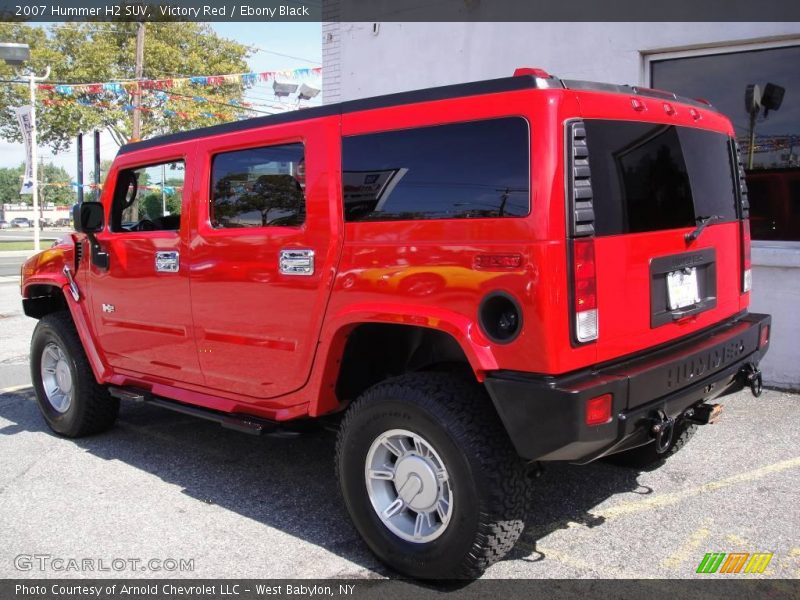 Victory Red / Ebony Black 2007 Hummer H2 SUV