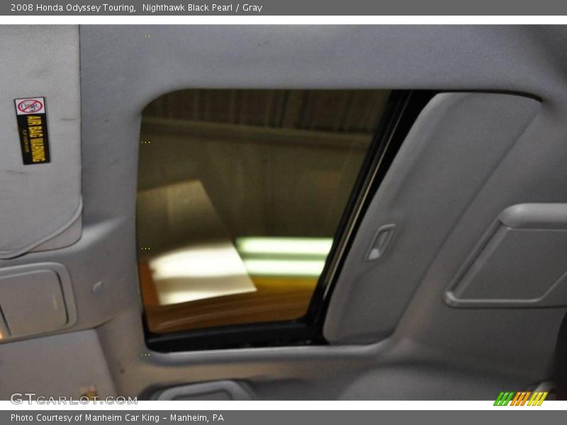 Nighthawk Black Pearl / Gray 2008 Honda Odyssey Touring