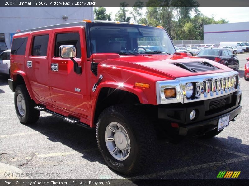 Victory Red / Ebony Black 2007 Hummer H2 SUV